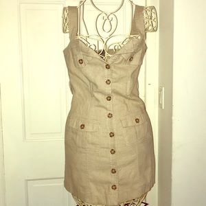 Poetry Clothing. Button-up dress. Size Small